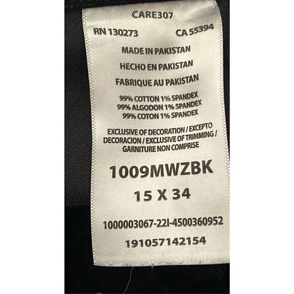 Wrangler Jeans Juniors Size 15x34 Black Western Bootcut Jeans - Picture 5 of 7